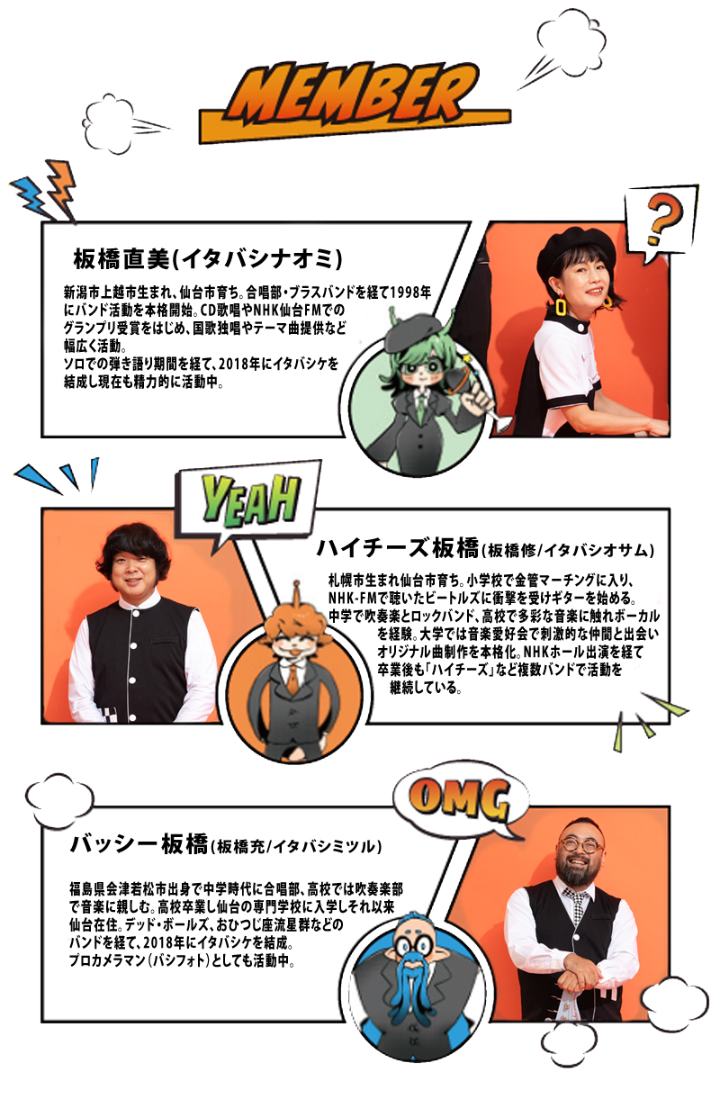 イタバシケメンバー